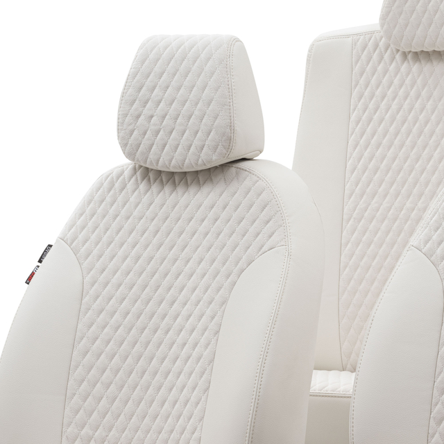 Otom Fiat Egea 2015-Sonrası Özel Üretim Koltuk Kılıfı Amsterdam Design Tay Tüyü Fildişi - 4