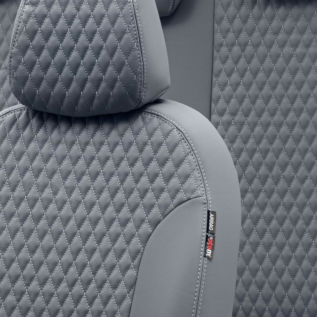 Otom Honda Civic 2012-2016 Özel Üretim Koltuk Kılıfı Amsterdam Design Deri Füme - 3