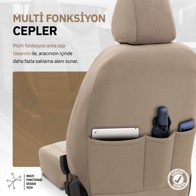  Otom Comfortline Design Premium Oto Koltuk Kılıfı