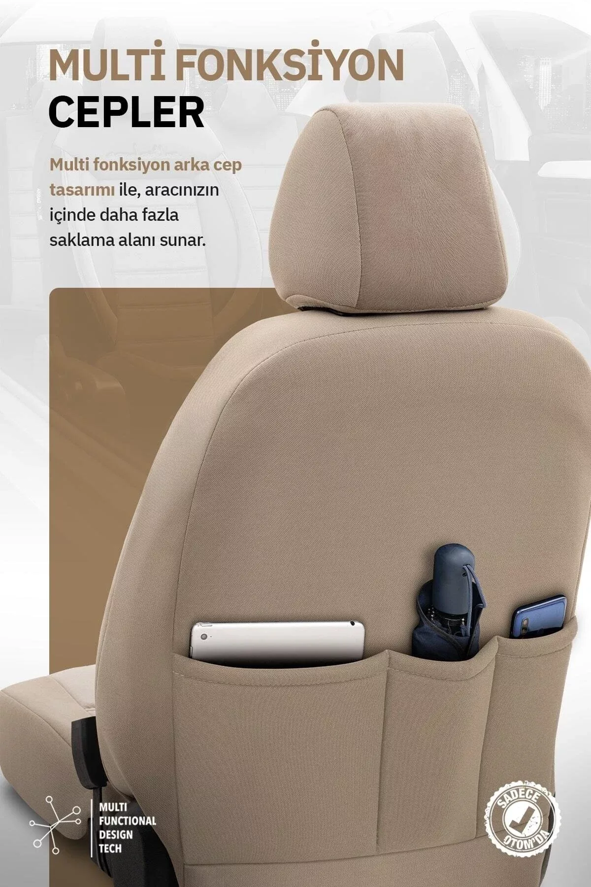  Otom Comfortline Design Premium Oto Koltuk Kılıfı - 18