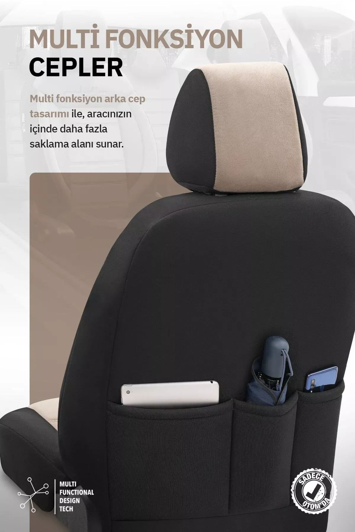  Otom Comfortline Design Premium Oto Koltuk Kılıfı - 27