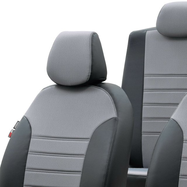 Otom Dacia Dokker 2012-Sonrası 5 Kişi Özel Üretim Koltuk Kılıfı Paris Design Gri