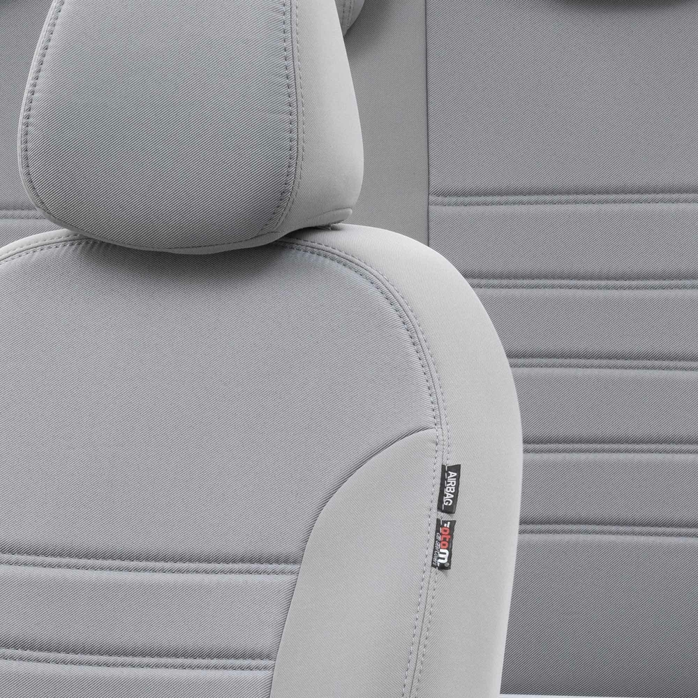 Otom Fiat 500 X 2015-Sonrası Özel Üretim Koltuk Kılıfı Original Design Gri