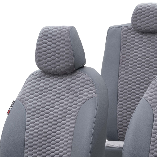 Otom Fiat Egea Cross 2020-Sonrası Özel Üretim Koltuk Kılıfı Tokyo Design Tay Tüyü Füme - 4