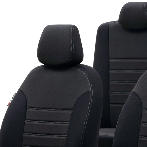Otom Fiat Fullback 2016-Sonrası Özel Üretim Koltuk Kılıfı Original Design Siyah - Thumbnail