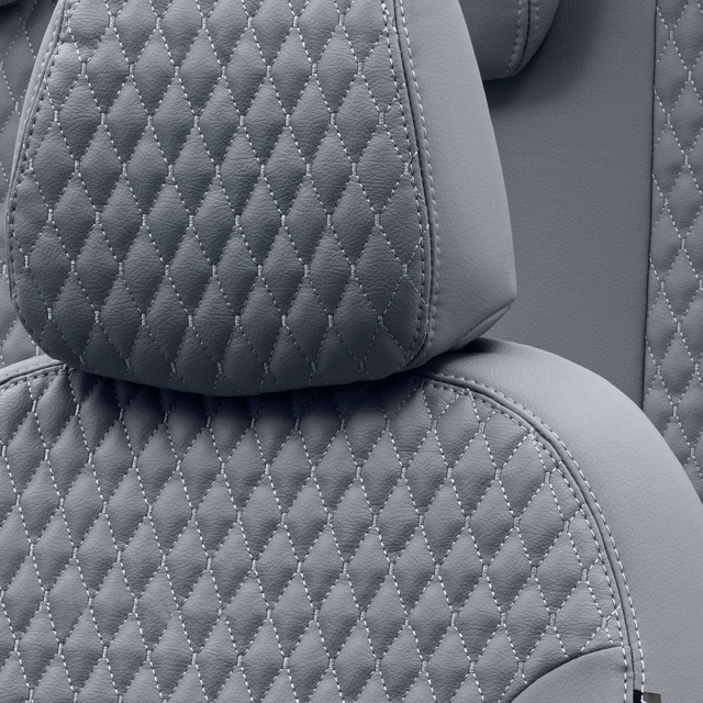 Otom Mercedes Glc Serisi 2015-Sonrası Özel Üretim Koltuk Kılıfı Amsterdam Design Deri Füme - 5