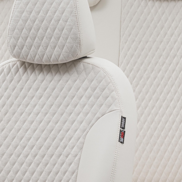 Otom Mercedes Glc Serisi 2015-Sonrası Özel Üretim Koltuk Kılıfı Amsterdam Design Tay Tüyü Fildişi - 3