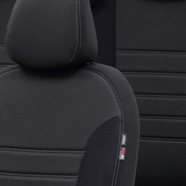 Otom Mercedes Glc Serisi 2015-Sonrası Özel Üretim Koltuk Kılıfı Original Design Siyah - Siyah - 3