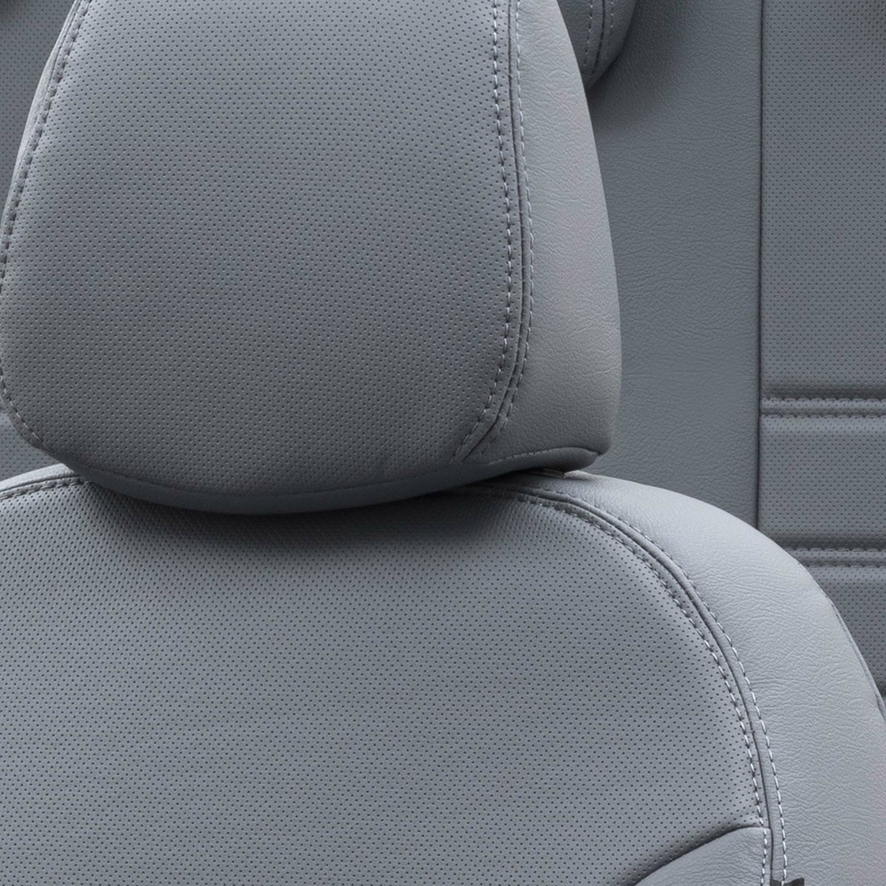 Otom Seat Altea XL 2004-2015 Özel Üretim Koltuk Kılıfı İstanbul Design Füme - 5