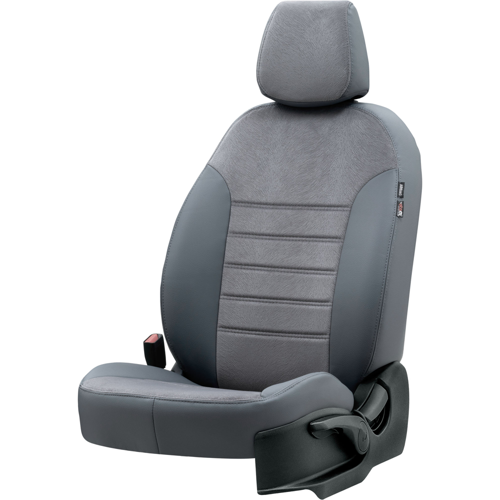 Otom Seat Altea XL 2004-2015 Özel Üretim Koltuk Kılıfı London Design Füme - 2