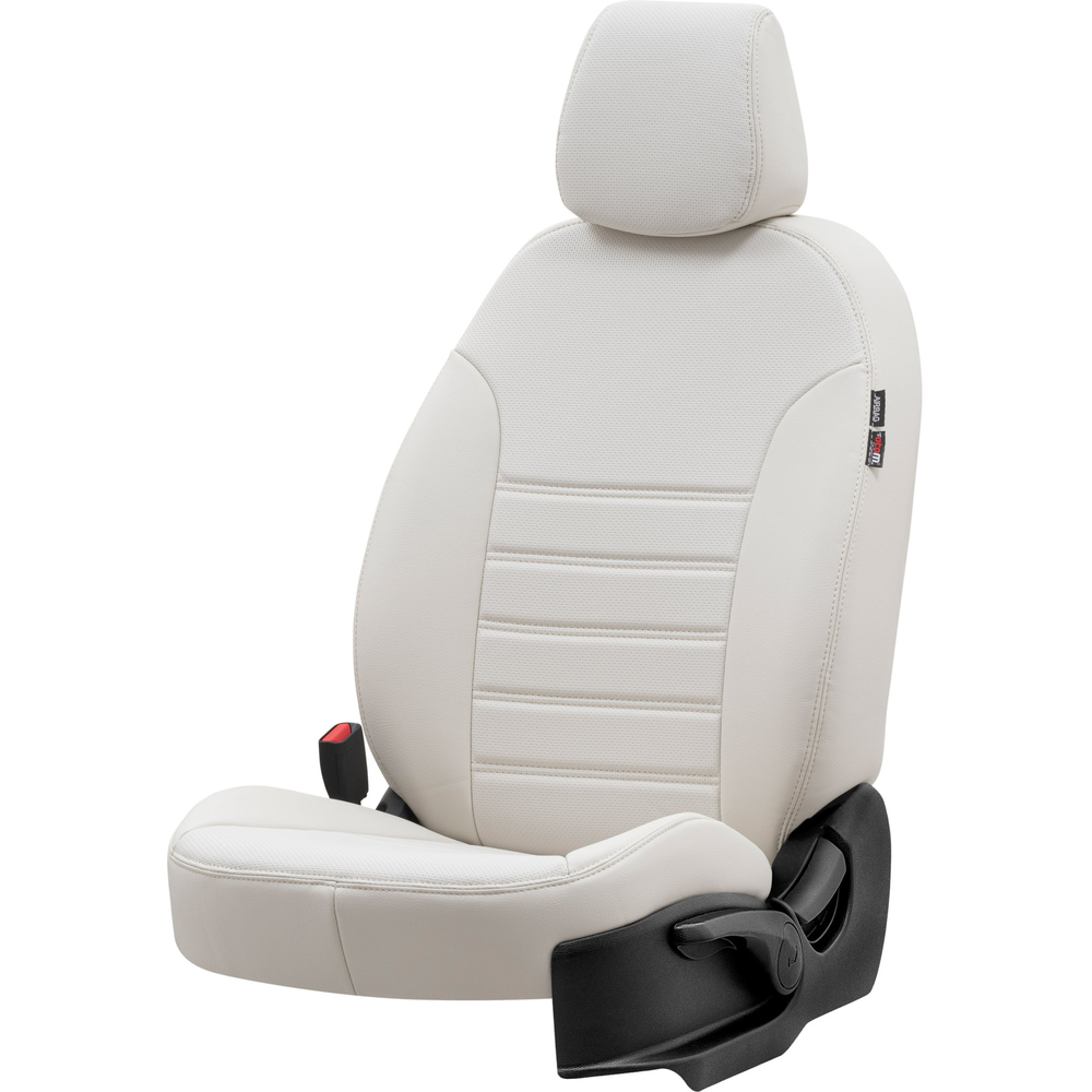 Otom Seat Altea XL 2004-2015 Özel Üretim Koltuk Kılıfı New York Design Fildişi - 2