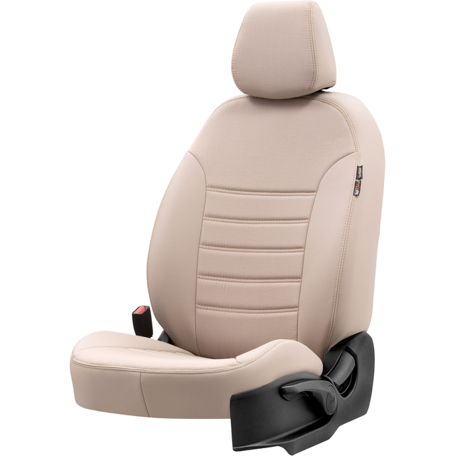 Otom Seat Arona 2018-Sonrası Özel Üretim Koltuk Kılıfı Paris Design Bej - 2