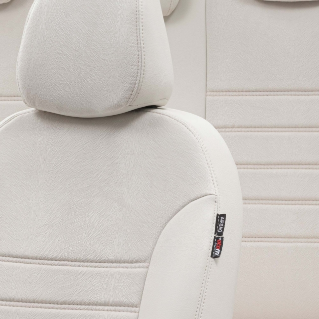 Otom Seat Exeo 2008-2013 Özel Üretim Koltuk Kılıfı London Design Fildişi - 3