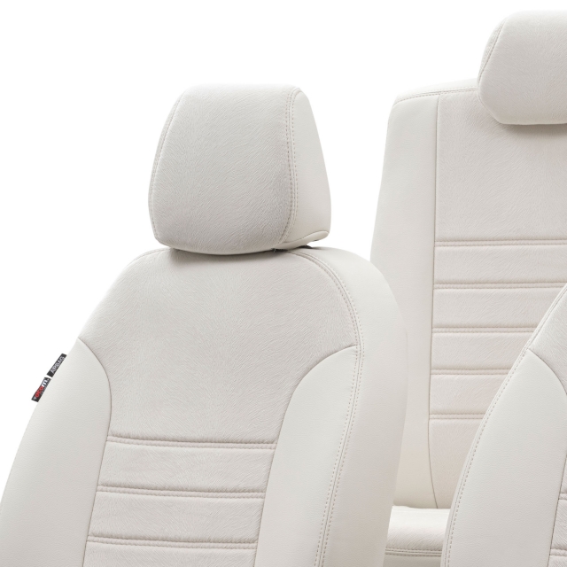 Otom Seat Exeo 2008-2013 Özel Üretim Koltuk Kılıfı London Design Fildişi - 4
