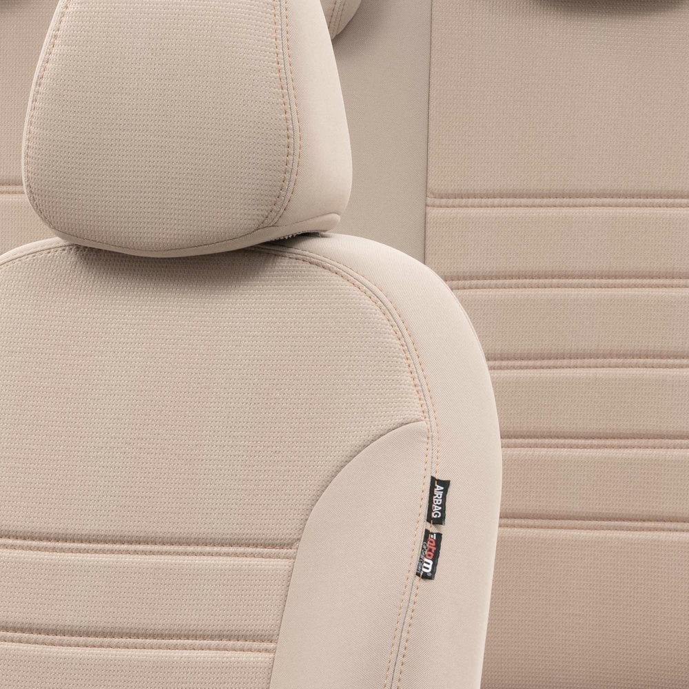 Otom Seat Ibiza 2003-2008 Özel Üretim Koltuk Kılıfı Original Design Bej - 3