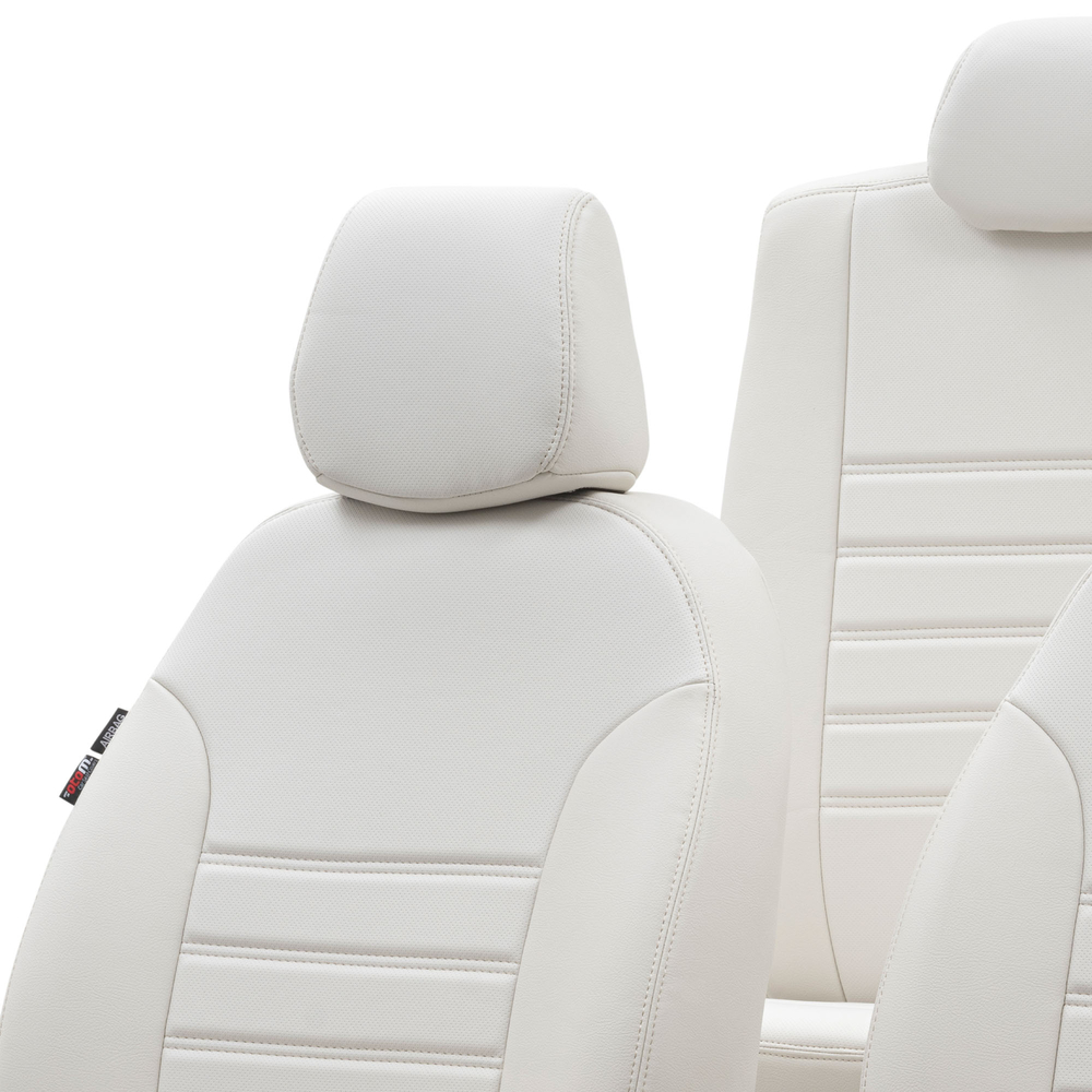 Otom Seat Ibiza 2009-2017 Özel Üretim Koltuk Kılıfı İstanbul Design Fildişi - 4