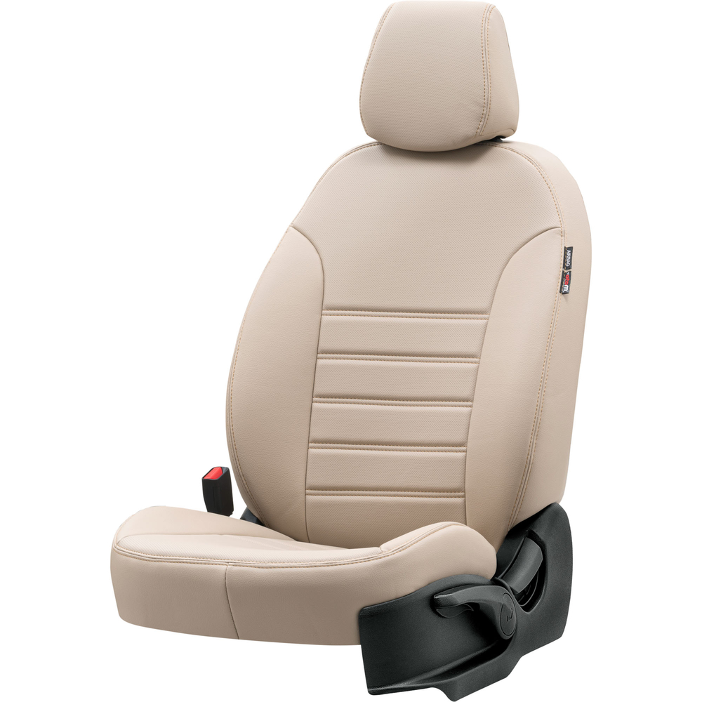 Otom Seat Ibiza 2009-2017 Özel Üretim Koltuk Kılıfı İstanbul Design Bej - 2