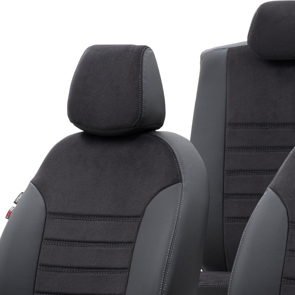 Otom Seat Ibiza 2009-2017 Özel Üretim Koltuk Kılıfı London Design Siyah