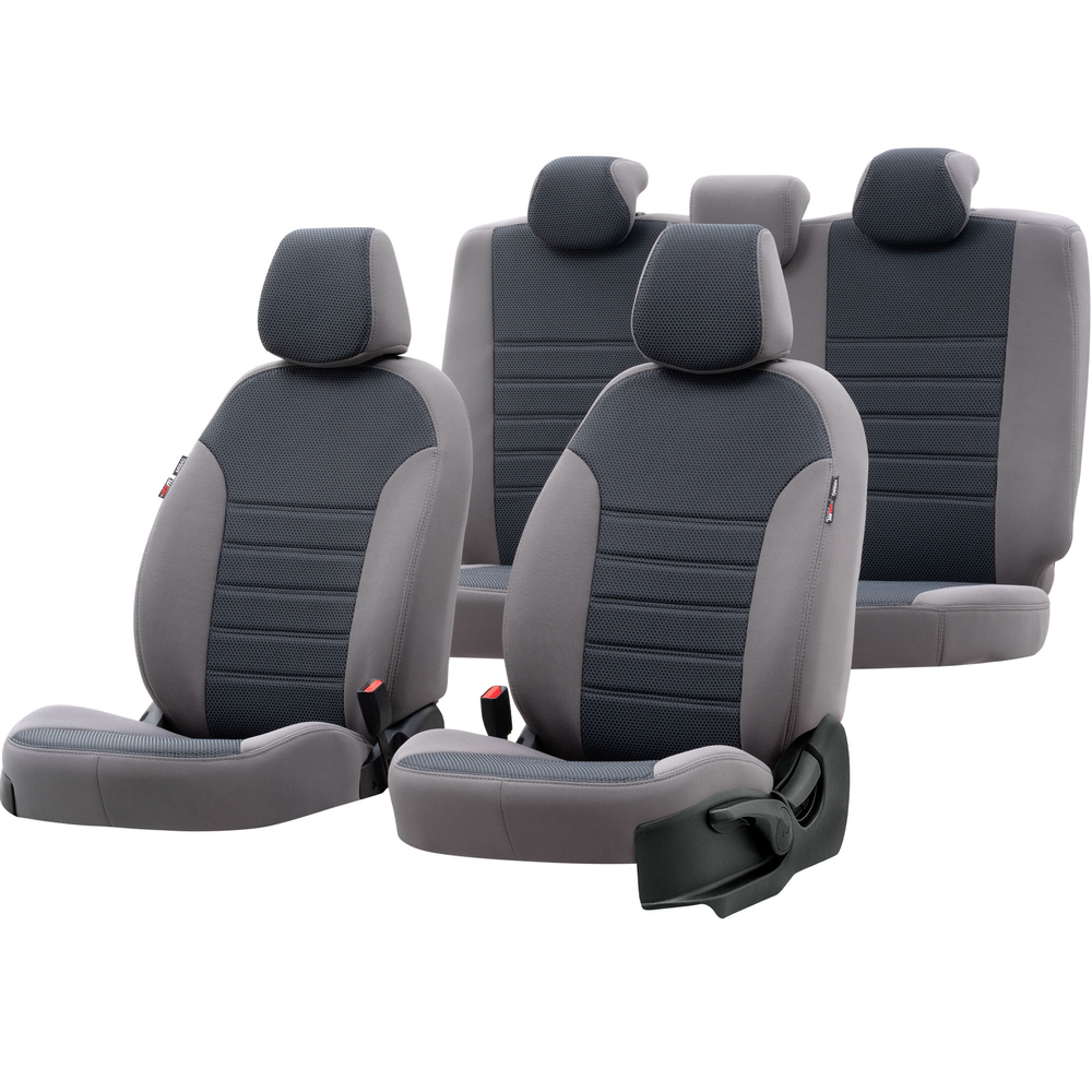 Otom Seat Ibiza 2009-2017 Özel Üretim Koltuk Kılıfı Original Design Füme - 1