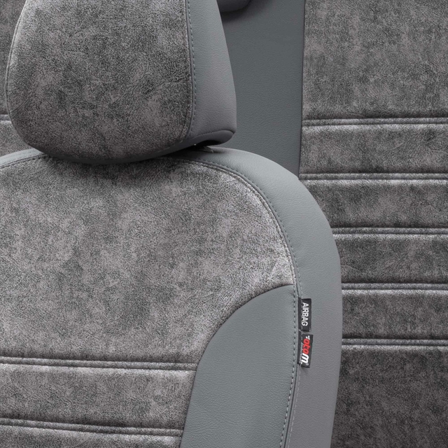Otom Seat Leon 2006-2012 Özel Üretim Koltuk Kılıfı Milano Design Füme - 3