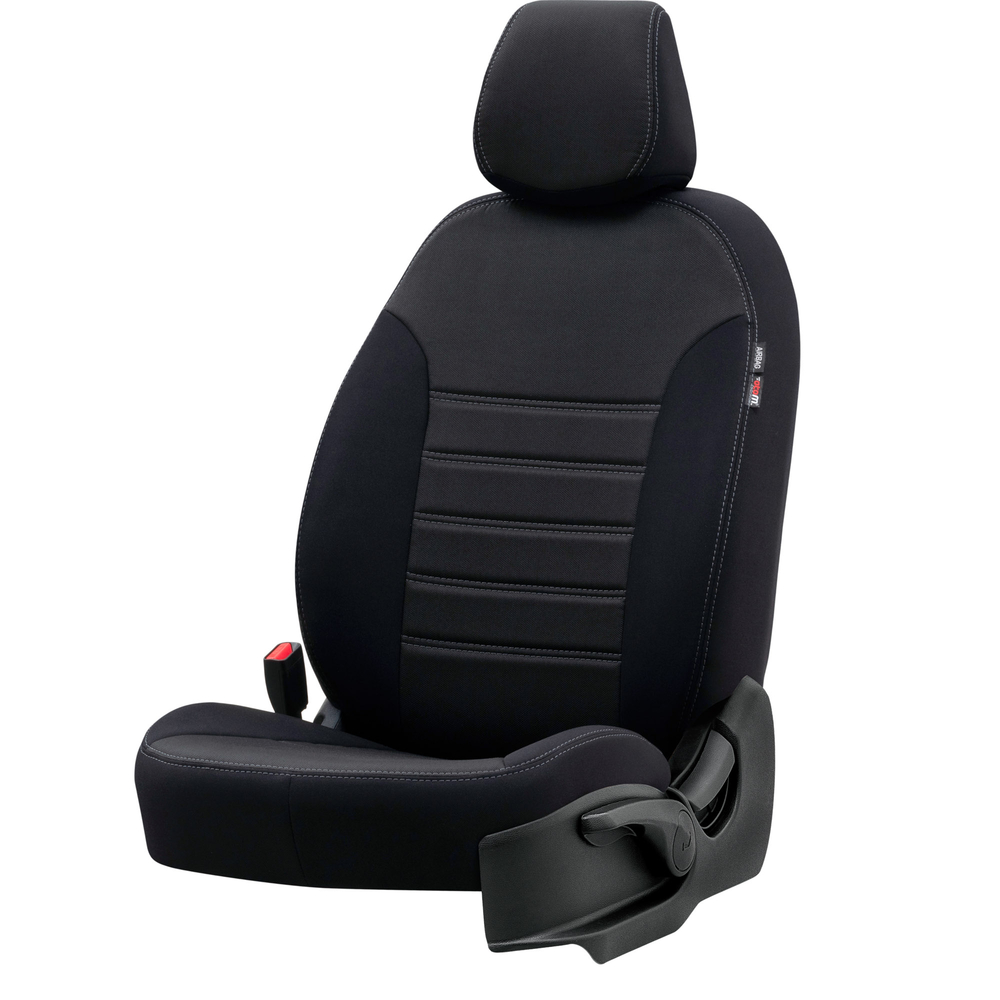 Otom Seat Leon 2006-2012 Özel Üretim Koltuk Kılıfı Original Design Siyah - 2