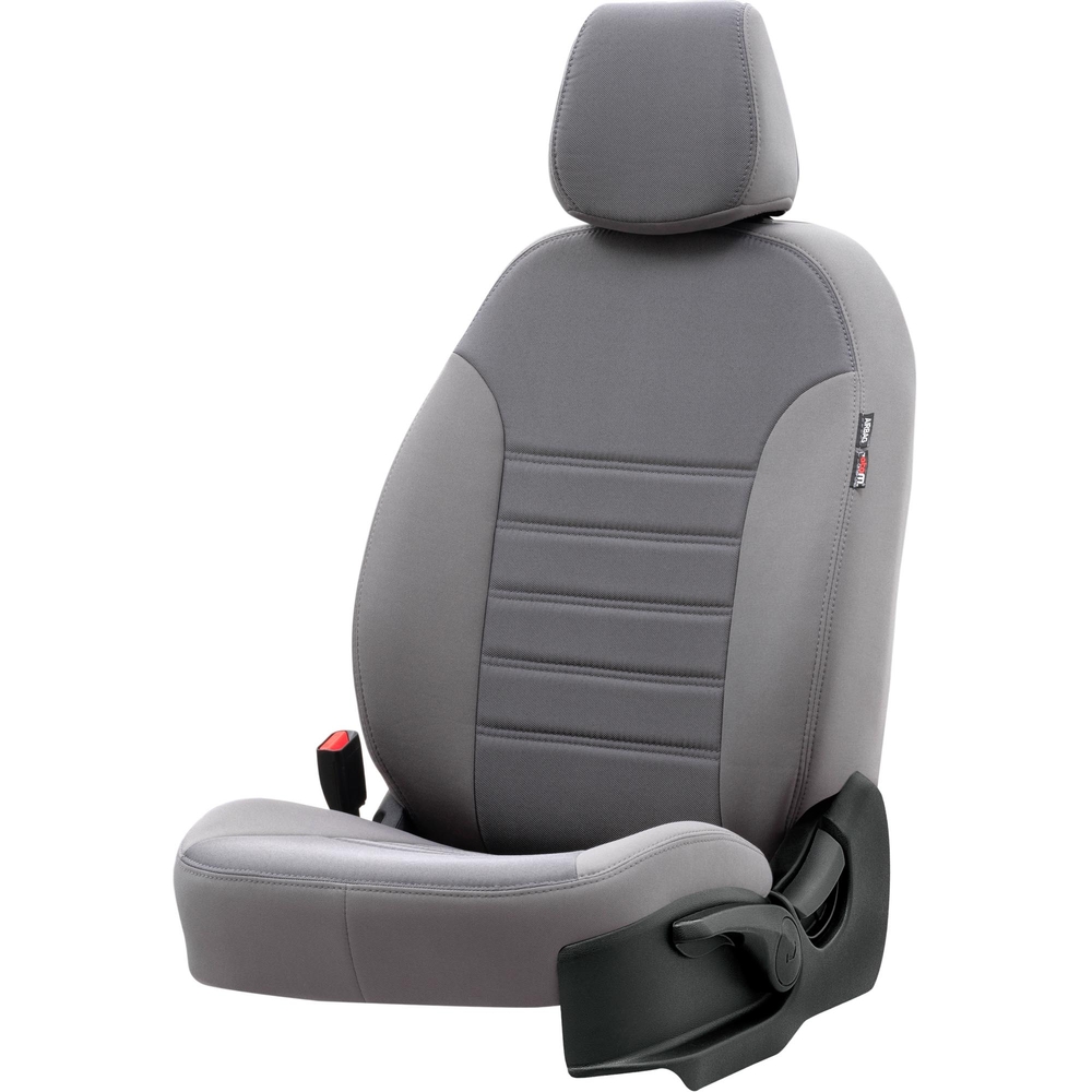 Otom Seat Leon 2013-Sonrası Özel Üretim Koltuk Kılıfı Original Design Füme - Füme - 2