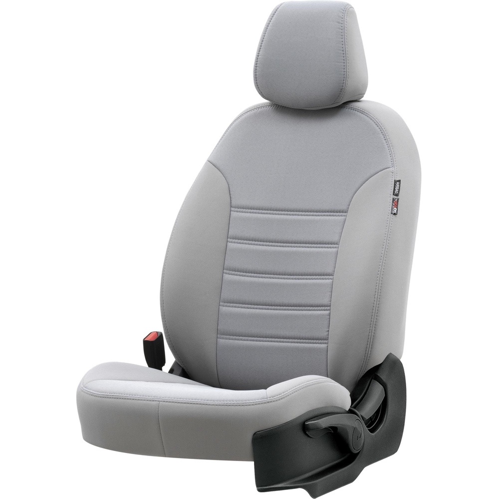 Otom Seat Leon 2013-Sonrası Özel Üretim Koltuk Kılıfı Original Design Gri - 2