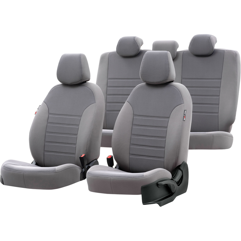 Otom Seat Toledo 2012-2017 Özel Üretim Koltuk Kılıfı Original Design Füme - Füme - 1