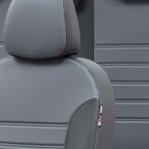 Otom Suzuki S-Cross 2013-2018 Özel Üretim Koltuk Kılıfı İstanbul Design Füme - Siyah - Thumbnail