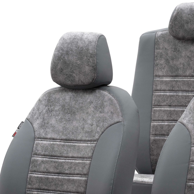 Otom Toyota Auris 2012-2018 Özel Üretim Koltuk Kılıfı Milano Design Füme - 4