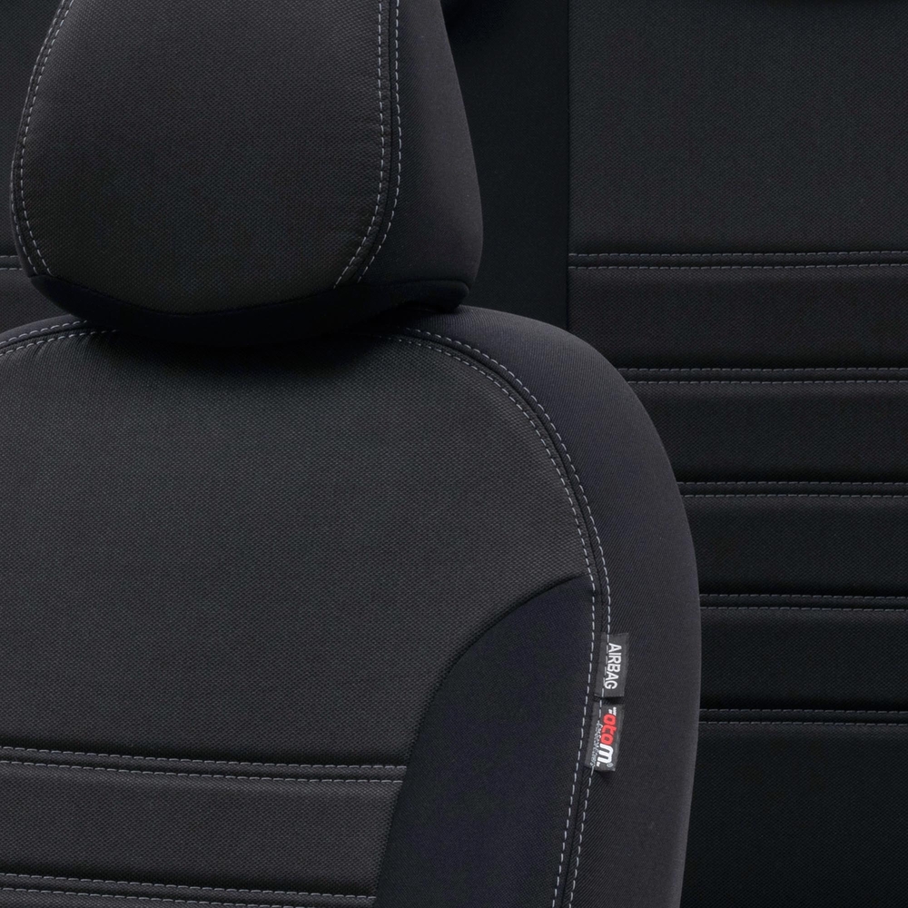 Otom Toyota Avensis 2015-Sonrası Özel Üretim Koltuk Kılıfı Original Design Siyah - 3