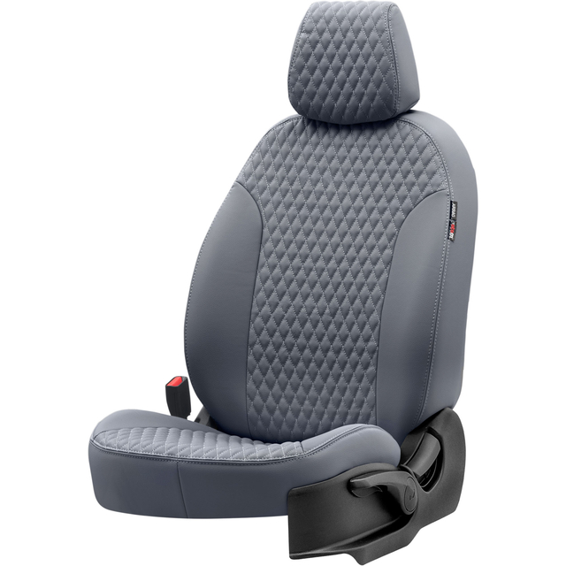 Otom Seat Altea XL 2004-2015 Özel Üretim Koltuk Kılıfı Amsterdam Design Deri Füme - 2
