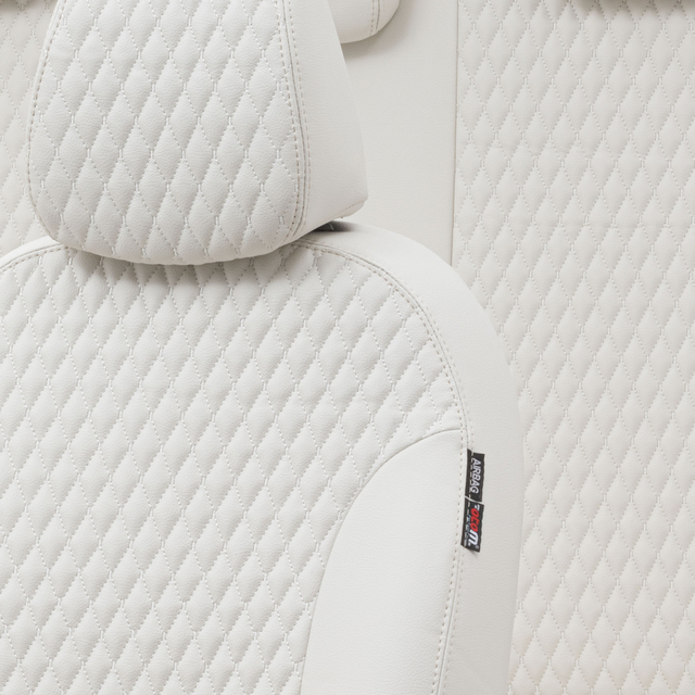 Otom Seat Altea XL 2004-2015 Özel Üretim Koltuk Kılıfı Amsterdam Design Deri Fildişi - 3