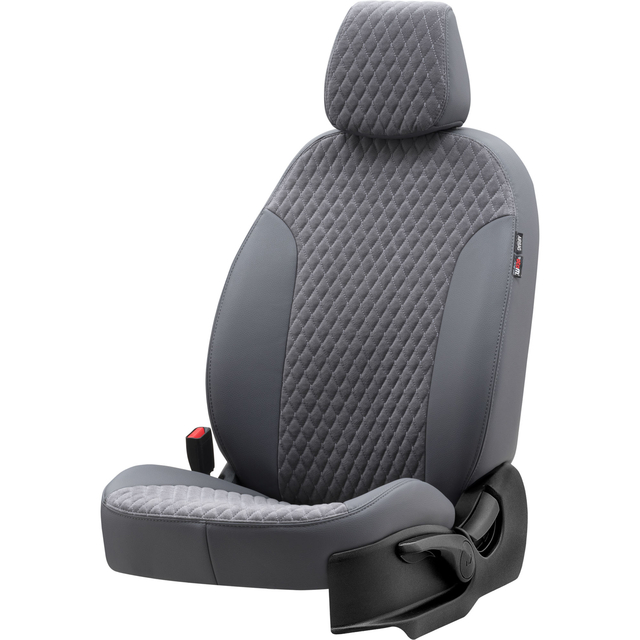 Otom Seat Altea XL 2004-2015 Özel Üretim Koltuk Kılıfı Amsterdam Design Tay Tüyü Füme - 2