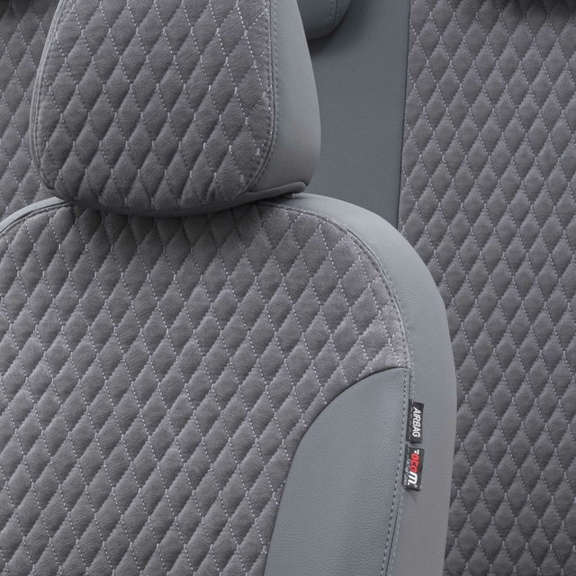 Otom Seat Altea XL 2004-2015 Özel Üretim Koltuk Kılıfı Amsterdam Design Tay Tüyü Füme - 3