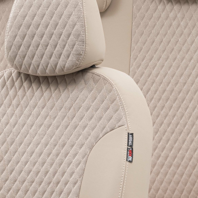 Otom Seat Altea XL 2004-2015 Özel Üretim Koltuk Kılıfı Amsterdam Design Tay Tüyü Bej - 3