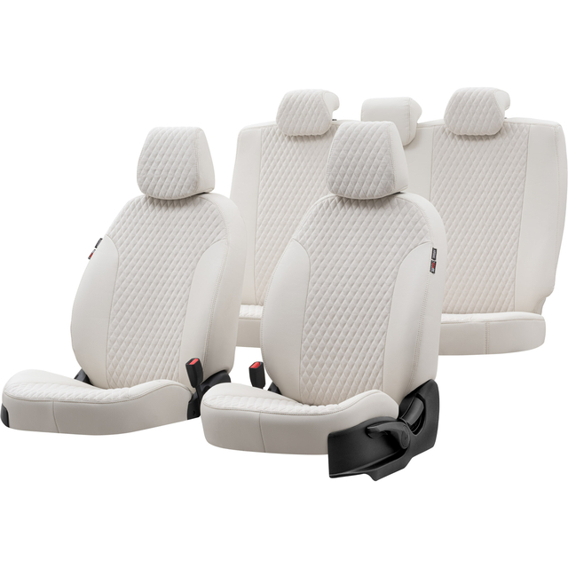 Otom Seat Altea XL 2004-2015 Özel Üretim Koltuk Kılıfı Amsterdam Design Tay Tüyü Fildişi - 1