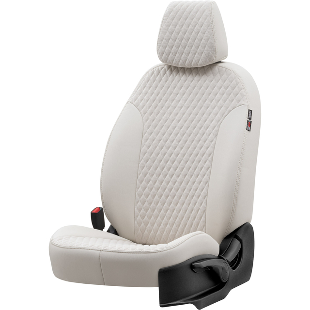 Otom Seat Altea XL 2004-2015 Özel Üretim Koltuk Kılıfı Amsterdam Design Tay Tüyü Fildişi - 2