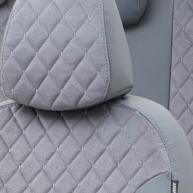 Otom Seat Altea XL 2004-2015 Özel Üretim Koltuk Kılıfı Madrid Design Tay Tüyü Füme - 5