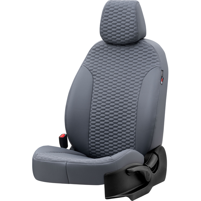 Otom Seat Altea XL 2004-2015 Özel Üretim Koltuk Kılıfı Tokyo Design Deri Füme - 2