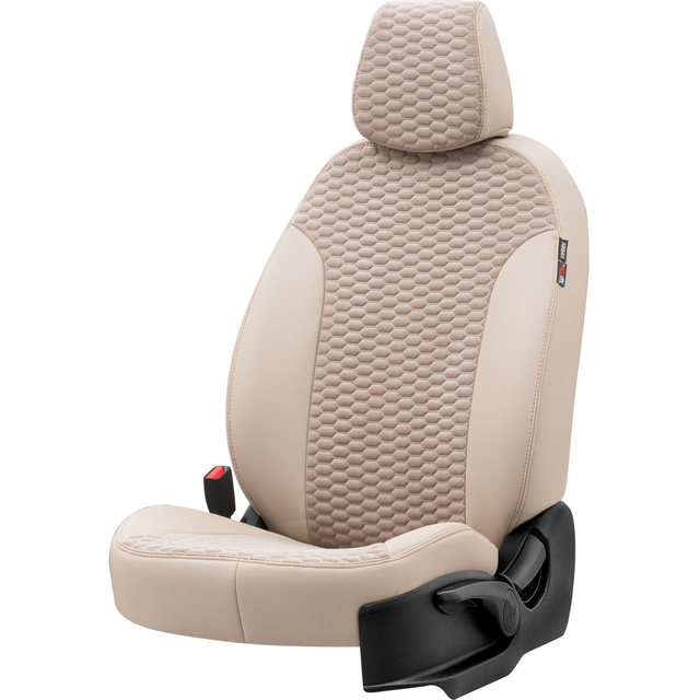 Otom Seat Altea XL 2004-2015 Özel Üretim Koltuk Kılıfı Tokyo Design Tay Tüyü Bej