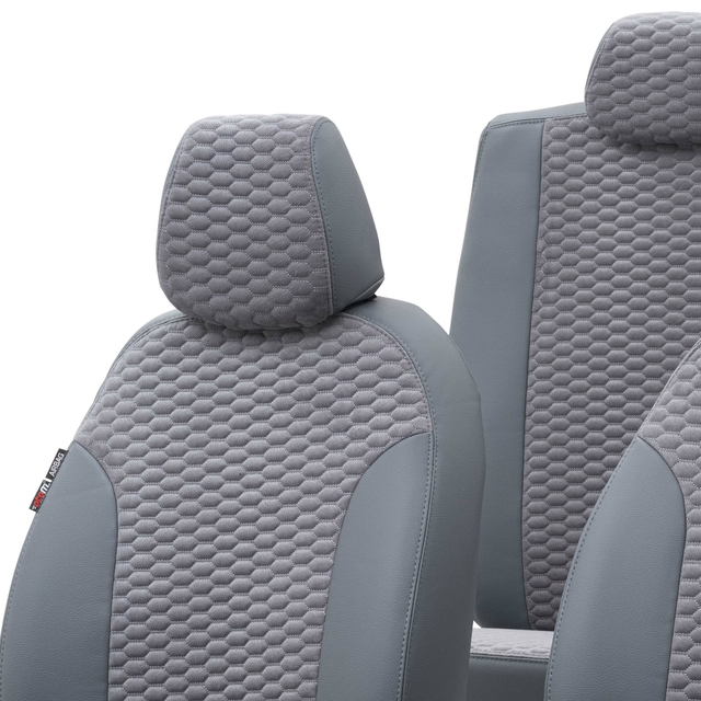 Otom Seat Arona 2018-Sonrası Özel Üretim Koltuk Kılıfı Tokyo Design Tay Tüyü Füme - 4