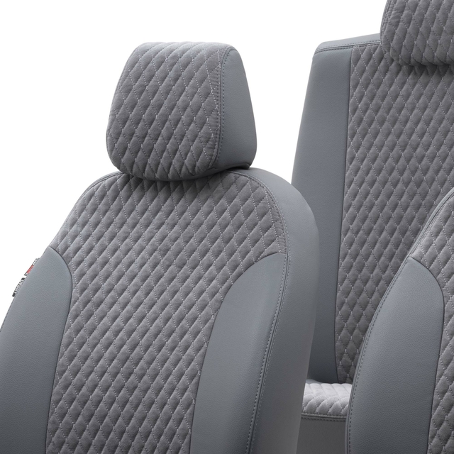 Otom Seat Ibiza 2009-2017 Özel Üretim Koltuk Kılıfı Amsterdam Design Tay Tüyü Füme - 4