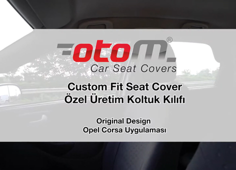 <center>Opel Corsa Araca Özel Koltuk Kılıfı<br/>Original Design</center>
